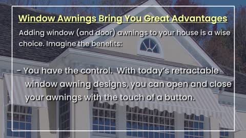 Window Awnings Denver