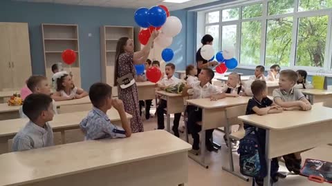 First day of school in liberated Mariupol -