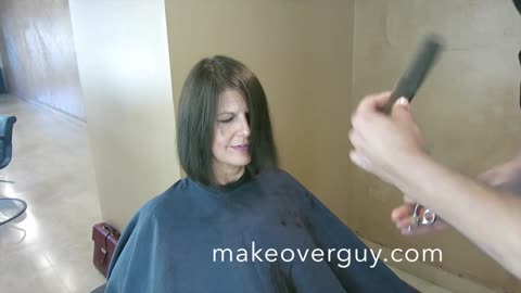 MAKEOVER: Long To Short and Nervous! by Christopher Hopkins, The Makeover Guy®