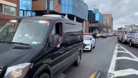 Bagpipes Play as 2 NYPD Officers Get Released from Hospital 2 Days After Being Shot in Queens