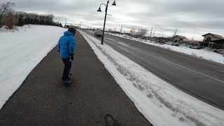 OneWheel Pint X Wisconsin Winter