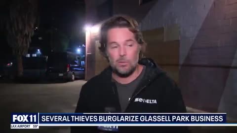 L.A. business owner upset after his business was looted by 15 masked thugs