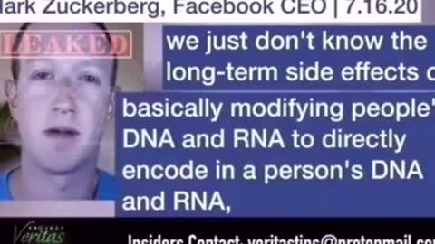 Mark Zuckerberg talks about mrna vaccines!