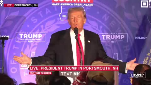 President Trump in Portsmouth, NH (Full Speech, Jan 17)
