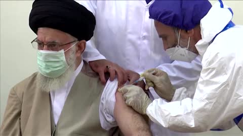Iran's leader gets locally made coronavirus vaccine