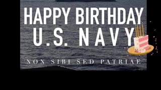 Happy 248th Birthday US Navy 🎂🥳