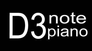 D3 Piano Note