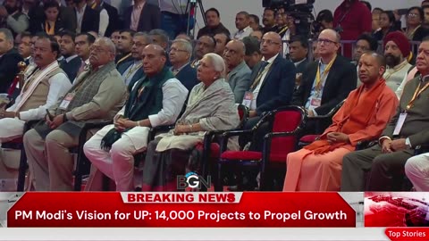 "UP's Trillion-Dollar Journey: PM Modi Launches Rs 10L Cr Projects"