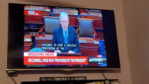 McConnel says Trump incited violence