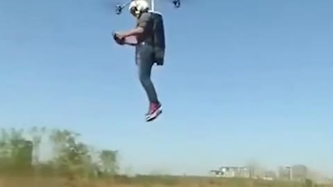 Dron for human