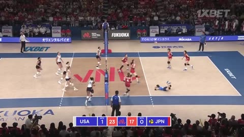 Highlights from Week 3 of Women's VNL 2024: Japan vs. USA