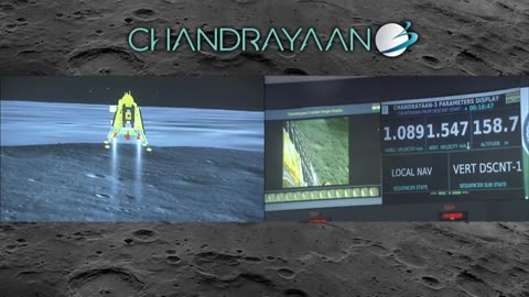 Chandrayan-3 landing :ISRO's Chandrayan-3 mission Vikram rover