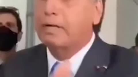 Bolsonaro se zangou