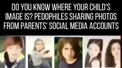 STOP uploading your children's picture to social media (pedophile's fetish)