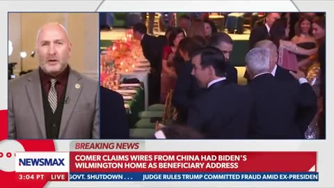 BREAKING: Rep. Comer claims wires from China have Joe Biden's home as beneficiary address