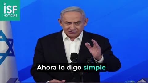 NETANYAHU A LA NACIÓN : CONSEGUIREMOS LA VICTORIA Y ELIMINAREMOS A HAMAS