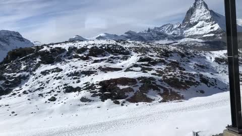 The most beautiful snow mountain