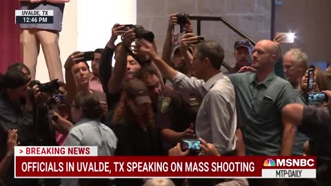 MOMENTS AGO: 'Beto' O'Rourke Interrupts Gov. Abbott's Press Conference