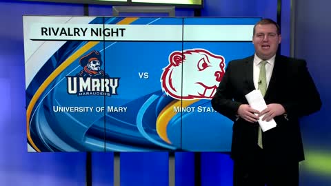 Basketball UMary Pulls Off Last Minute Win over Minot State
