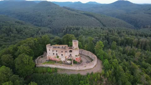 Grafenstein Castle Germany Drone Video