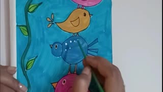 How To Draw A Bird In 2 Minutes | How To Draw Birds | Easy and simple Bird Drawing | Easy Drawing