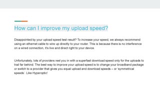 Upload Speed Test