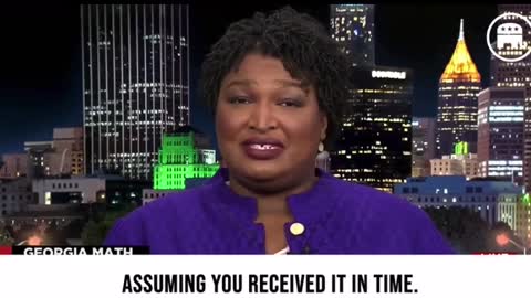 Stacey Abrams "I never denied the election".