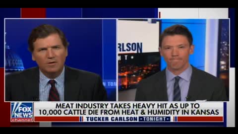 Tucker Carlson Covers the 10,000 Kansas Cattle Deaths and Food Processing Crisis in America
