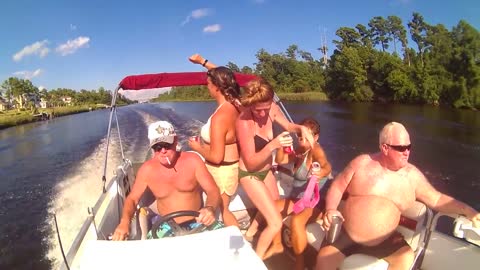 Rocking down intercoastal waterway, Myrtle Beach, SC