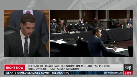 Sen. Cotton Confronts Sec. Austin on Biden’s Claims On Withdrawal Advice