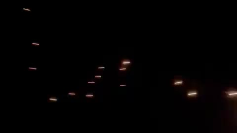 New barrage of rockets fired at central Israel.