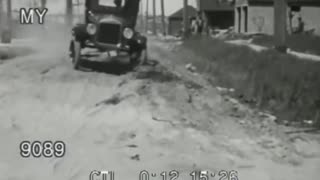 Off-road testing for the Ford Model T from the 1920s