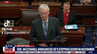 Republican Senate Minority Leader Mitch McConnell Announced Today That He Will Be Stepping Down