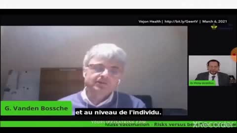 👀 Geert Vanden Bossche explique la dangerosité des vaccins ARN 👀