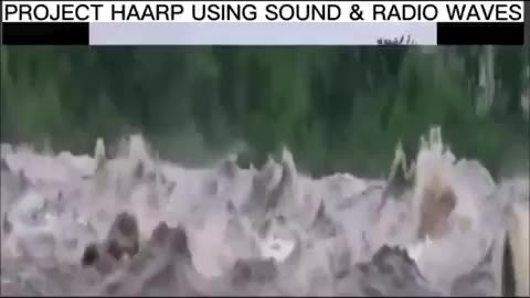 🔥🔥 We know sound waves causes water to vibrate & create patterns. Look what HAARP does..