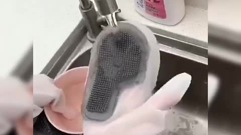 Utensils wash gloves for kitchen