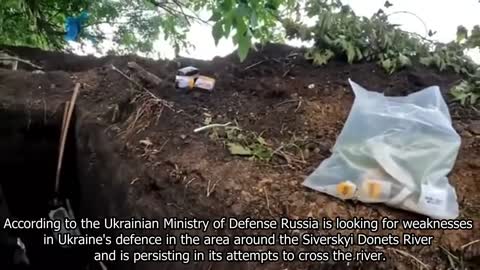 Ukrainian Soldier Fires RPGs On Russian Positions On Opposite Side Of Siverskyi Donets River