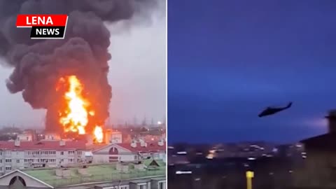 Ukraine Allegedly Hit Two Fuel Tanks in Russia!