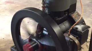 Myrick 5hp forge blower antique engine