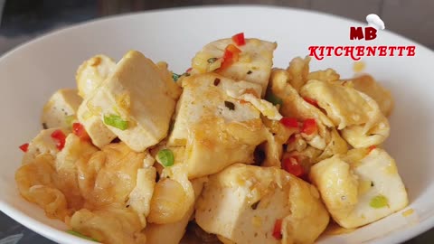 Tofu is tastier than a meat! Easy Pan Fry Egg and Tofu! Let the profi chef show you tips and tricks!