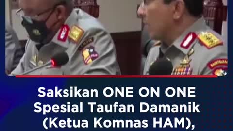 aksikan ONE ON ONESpesial Taufan Damanik(Ketua Komnas HAM),