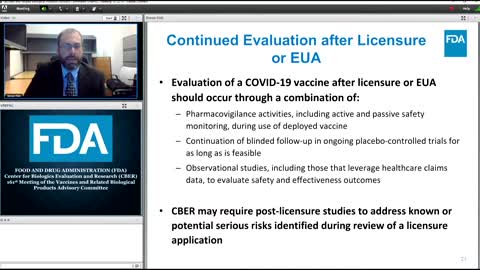 Vaccine Side Effects Shown on an FDA Presentation in 2020