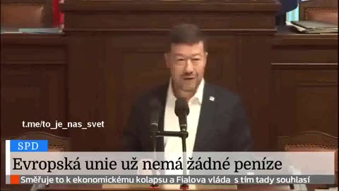 Předseda hnutí SPD Tomio Okamura - EU už nemá žádné peníze