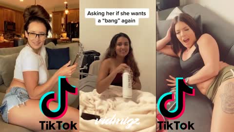 Tik Tok Wanna Bang challenge (FUNNY)