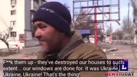 Ukrainian Citizens Pointing Out It’s Their Own Government Attacking Them!