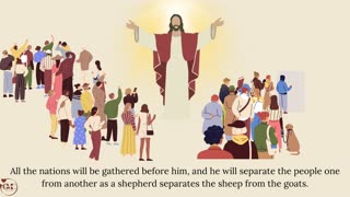 The Parable of the sheep and goats will be separated. #animatedvideo #parables #wordofgod