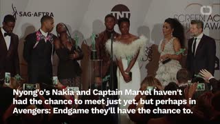 Lupita Nyong'o Cheers For 'Captain Marvel'