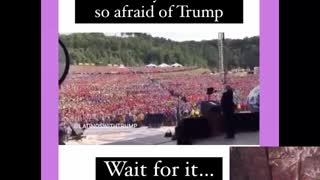 Trump and Massive Crowds - Dems Fear of his Power and control -11-22-22