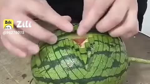 Make a watermelon boat