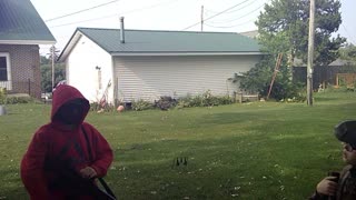 Back Yard Airsoft with Red Rush and Blue Bomber